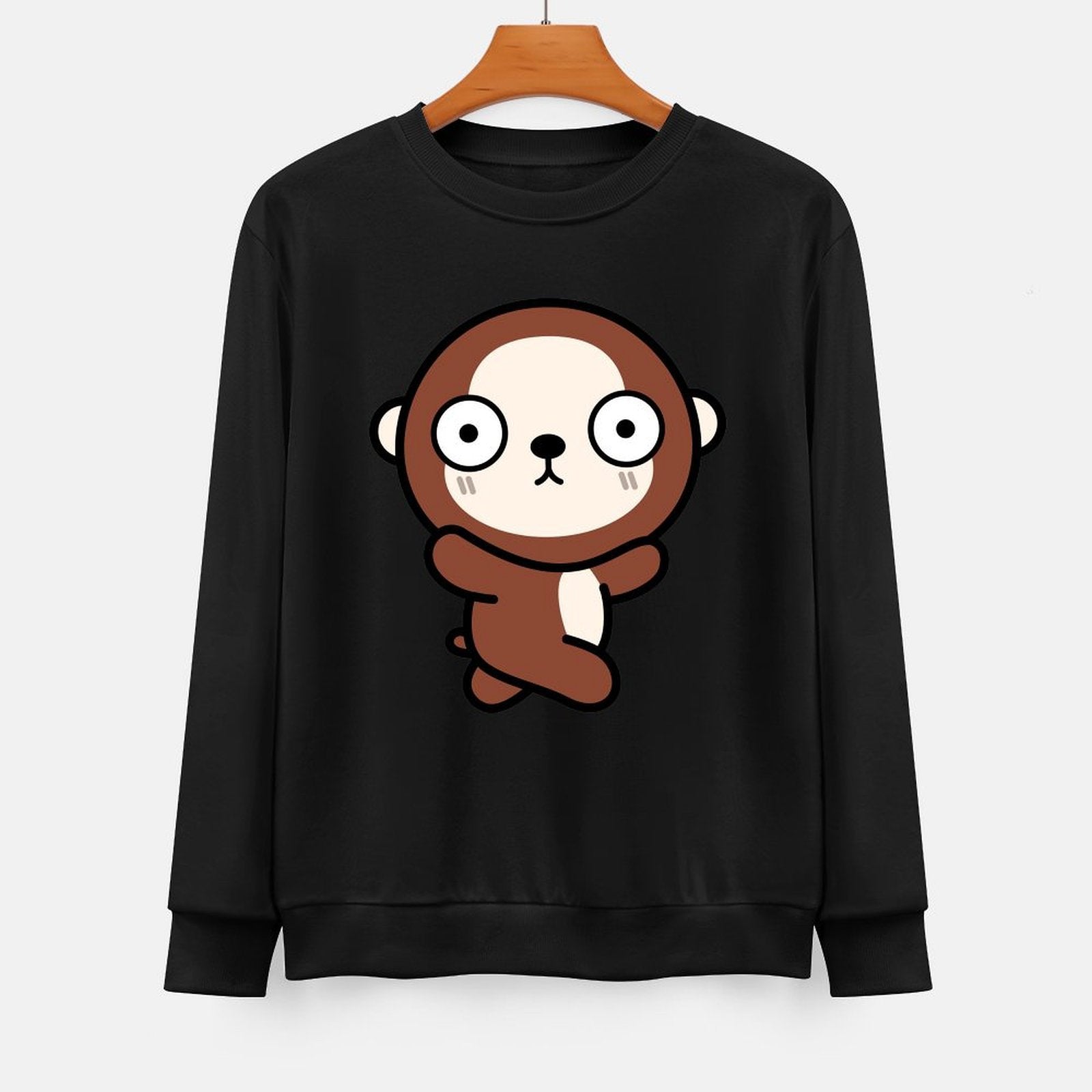 Front Patterned Long Sleeve TopOriginal Pure